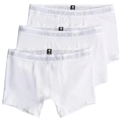 Image of G Star Men&#039;s Boxer Briefs 3 Pack, White (white/white/white D23771 D516 6008), L
