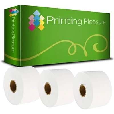 Image of Printing Pleasure 3 x S0929100 Compatible Labels Rolls for LabelWriter 4XL Label Printers 51mm 89mm 300 per Roll Type: Non Adhesive