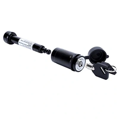 Image of MaxxHaul 50232 5/8&quot; Dogbone Hitch Receiver Lock, 2&quot; &amp; 2 1/2&quot; Receiver, Black