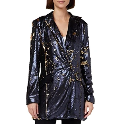 Image of KENDALL &amp; KYLIE Women&#039;s K&amp;K W Dazzle Blazer KKW3711001, Bronze, L, L
