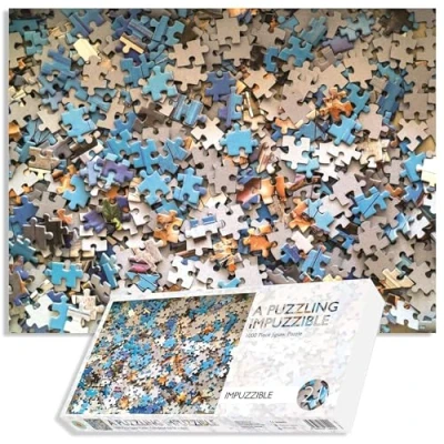 Image of 1000 Piece Jigsaw Puzzle For Adults A Puzzling impuzzible impossible No.21