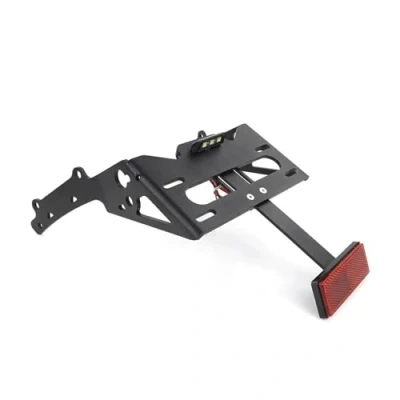 Image of Motorcycle Fender Eliminator License Plate Holder Bracket Rear Tail Tidy Kit For Indian FTR 1200 2019 2021 2022 2023 2024
