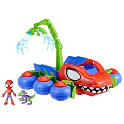 Image of Hasbro Marvel SPIDEY AND HIS AMAZING FRIENDS DINOWEBS CRAWLER