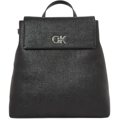 Image of Calvin Klein Backpack WITH Strap Rucksack, Women&#039;s, Size: One Size, Black