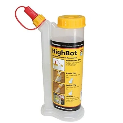 Image of FastCap 02182 HighBot 6 Ounce Wide Mouth Glue Bottle