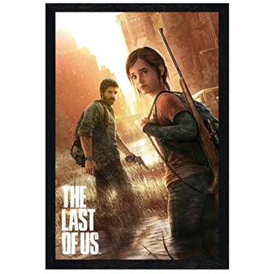 Image of The Last Of Us Black Wooden Framed Maxi Poster 61x91.5cm