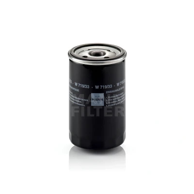 Image of GFE378, LPW100160, LPW100161 Oil Filter MANN W 719/33 13/16 16 UN Spin on ROVER: 75, 75 Tourer