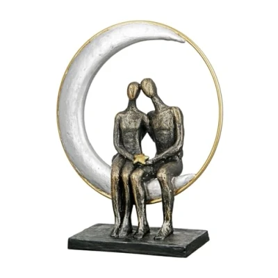 Image of GILDE Decorative Items, Resin, Bronze, Höhe 29 cm