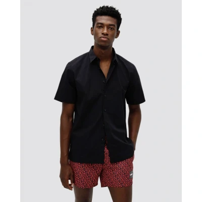Image of HUGO EBOR Shirt, Men&#039;s, Size: Large, Black
