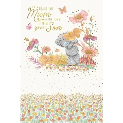 Image of Me to You Tatty Teddy Mother&#039;s Day Card From Your Son 6 x 9&quot; Official Collection