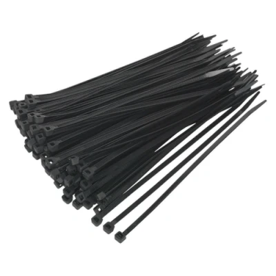 Image of Sealey Cable Tie 200 x 4.8mm Black Pack of 100