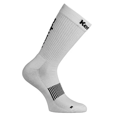 Image of Kempa Unisex Logo Classic Socks Men&#039;s Sock white/red, 41 45