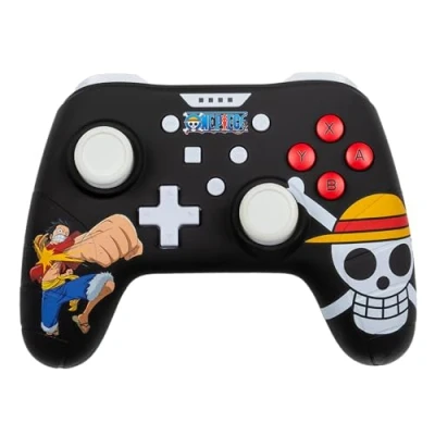 Image of Konix One Piece Controller for Nintendo Switch/PC, Wired USB, Black