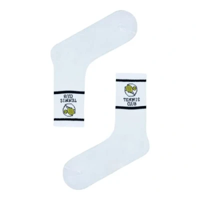 Image of Tennis Ball and Racket Socks/Cute Socks/Sports Socks/Fun Socks/Unisex Socks/Christmas Gifts