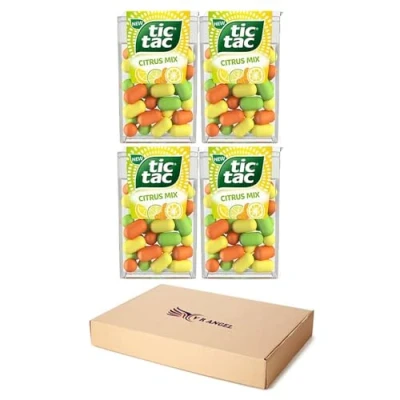Image of 4 x Citrus Mix Tic Tac Mint Sweets For Little Moments of Refreshment Sold By VR Angel