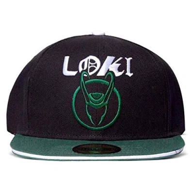 Image of Marvel Loki Snapback Cap Black