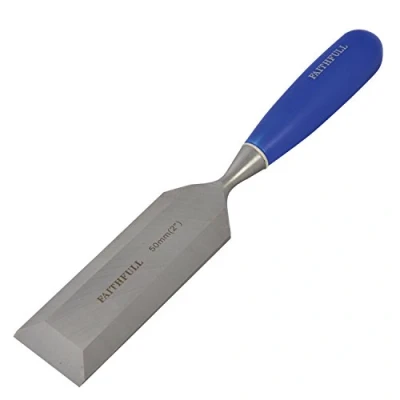 Image of Faithfull FAIWCB2 50mm 2 inch Bevel Edged Chisel Blue