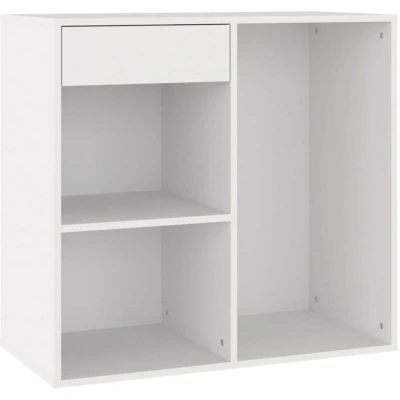 Image of vidaXL Cosmetic Cabinet White 80x40x75 cm Engineered Wood