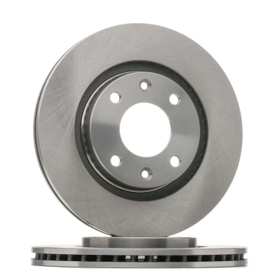 Image of 1629058880, 1647868480, 4246W1, 424916, 424983 Brake disc VALEO 186695 Front Axle 266mm 22mm 4 Hole Vented PEUGEOT: 207 Hatchback, 208 I Hatchback