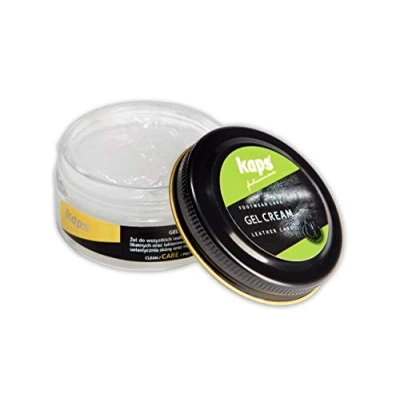 Image of Kaps Quality Gel Cream For Smooth Grain Patent and Delicate Leather, Shoes Boots Bags, Cleans &amp; Nourishes, 50 ml 1.70 fl. oz.