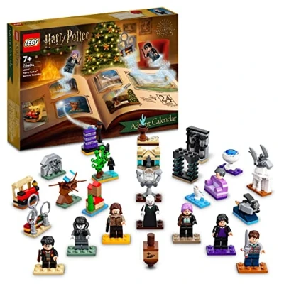 Image of LEGO Harry Potter 76404 Le Calendrier de l&#039;Avent 2022, 24 Mini Jouets, avec Jeu Société
