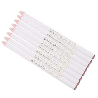 Image of Sewing Fabric Pencils, 8Pcs White Water Soluble Pencil Tailor Mark Dressmaker&#039;s Chalk for Marking and Tracing