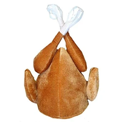 Image of HENBRANDT Brown Turkey Christmas/Thanksgiving Fancy Dress Costume Hat