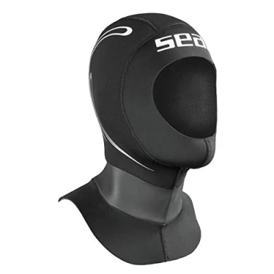 Image of SEAC Unisex&#039;s Tekno Hood, Black, X Small