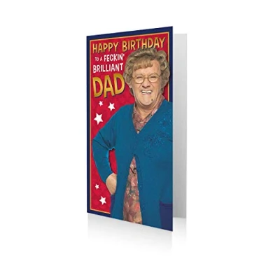 Image of mrs browns boys, dad, birthday card