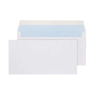 Image of Indigo DL White Self Seal Envelopes 80gsm Pack of 100 : 110 x 220