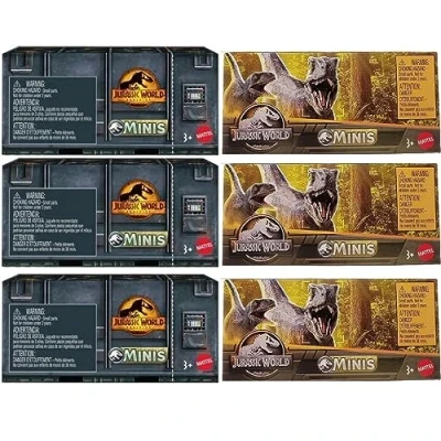 Image of Jurassic World Dominion Dinos Minis Surprise Combo Box Set Bundle (Pack of 6)