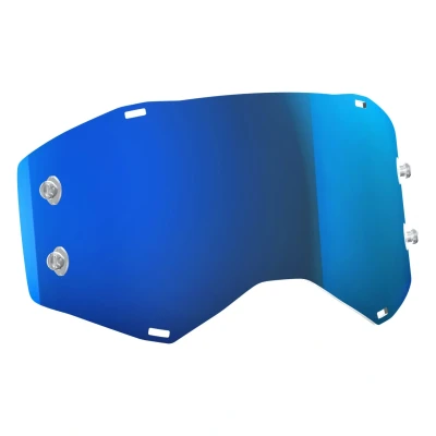 Image of Scott Prospect / Fury Single Works Lens, Electric Blue Chrome Motocross4u