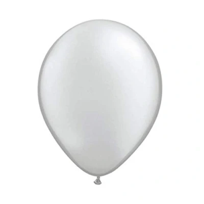 Image of Folat 08404 Silver Balloons Metallic 30 cm 10 Pieces