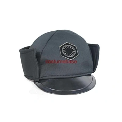 Image of OEM First Order Officer Cap hat Headgear Props Star Wars TFA (L) Black