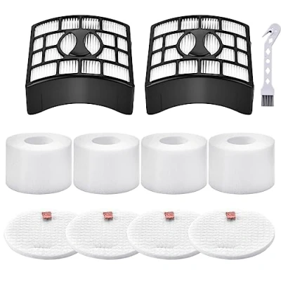 Image of Leadaybetter NV801ukt filter for Shark Rotator Powered Lift Away Speed Vacuum NZ801ukt NV680, NV681, NV682, NV683, NV801uk,NV800, NV801, NV803, UV810 AX910, Compare to Part # XFF680 &amp;XHF680…