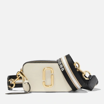 Image of Marc Jacobs Women&#039;s The Colour Block Snapshot Bag New Cloud White Multi