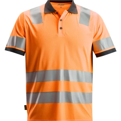 Image of Snickers High Vis, Class 2 Polo Shirt Vis Orange XXXL