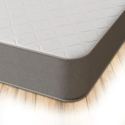 Image of Starlight Beds Cooltouch Plus Cepa Essentials Foam Free &amp; Pinna Coil Bonnell Innerspring Maximum Value Mattress Plush Feel, Grey, 18cms Deep, 4ft6 Double, 135cms x 190cms