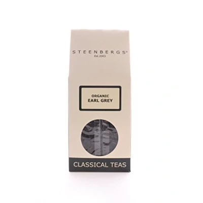 Image of Organic Earl Grey Tea Loose Leaf 60g Steenbergs