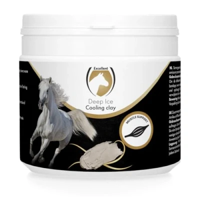 Image of Excellent Horse Deep Ice Cooling Clay Horses Muscles, Tendons and Joints Heavy Duty Grooming Care 500 g