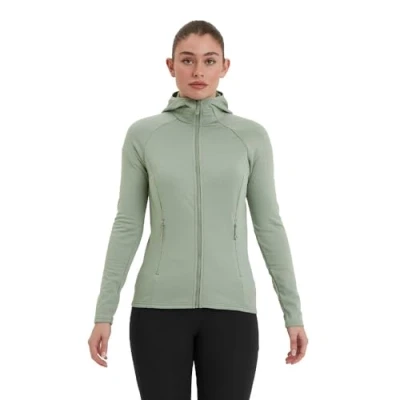 Image of Montane Women&#039;s f protium Hoodie Pale sage uk12/eur40/us8/m Sweatshirt, Multicoloured, M