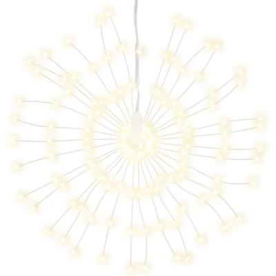 Image of vidaXL Christmas Starburst Lights 140 LEDs 8 pcs Warm White 17 cm