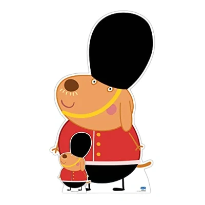 Image of Star Cutouts SC4337 Royal Guard Peppa Cardboard Cut Out With Mini