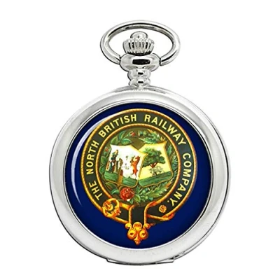 Image of Family Crests North British Railway Full Hunter Pocket Watch