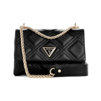 Image of GUESS Women&#039;s Deesa Mini, Convertible, Crossbody Flap, Black, One Size
