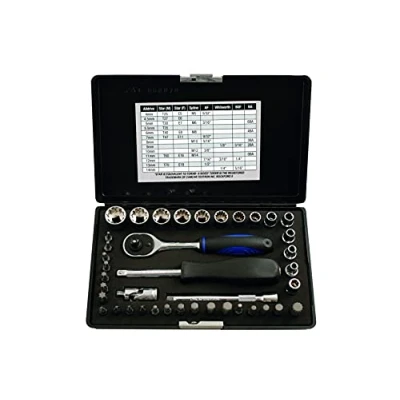 Image of Laser 3568 Alldrive Socket &amp; Bit Set 1/4&quot;D 40 pc