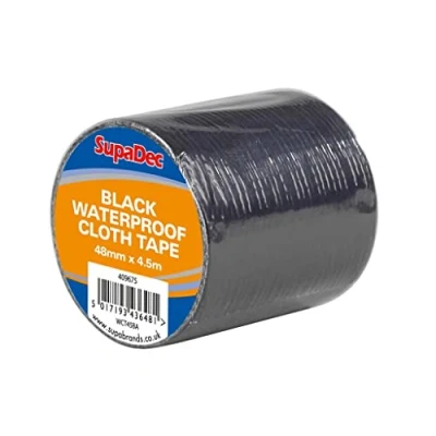Image of SupaDec Waterproof Cloth Tape Black