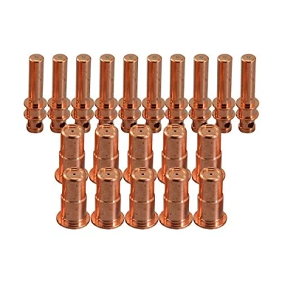 Image of RIVERWELD PR0115 Plasma Electrode &amp; PD0106 Tips Fit A81 A80 P80 Torch 20pcs