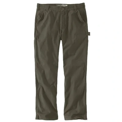 Image of Carhartt Men&#039;s Rugged Flex Relaxed Fit Duck Utility Work Pant, Moss, 42W x 32L