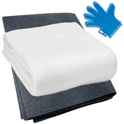 Image of SPARES2GO Cooker Hood Grease Filter Kit compatible with AEG Extractor Fan Vent (Pack of 2 Filters, Cut to Size)